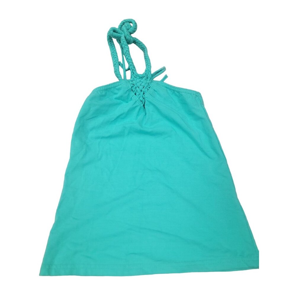 Havengirl Girls Turquoise Halter Dress 6X New With Tags Cotton Blend